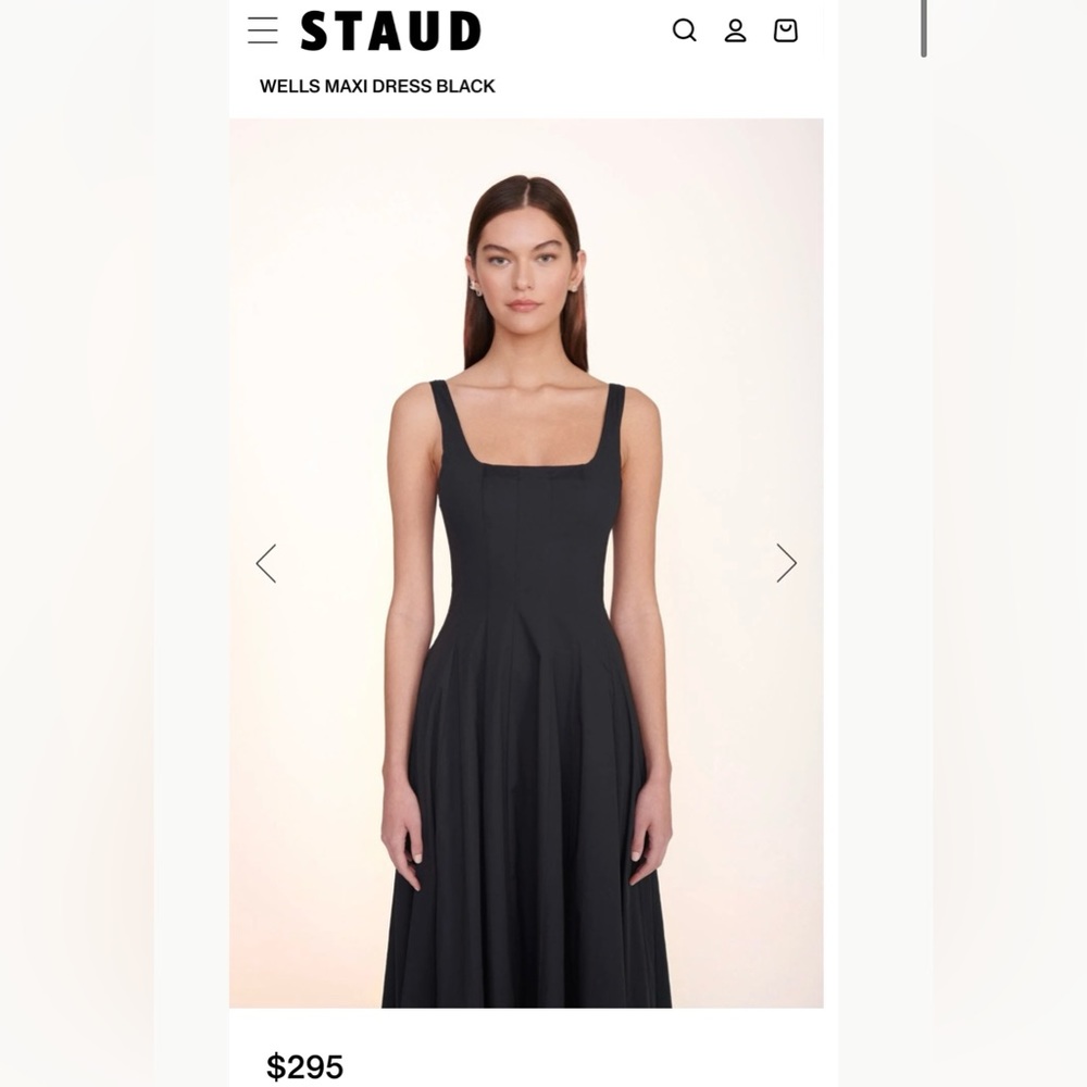 Wells Maxi Dress Black size 6
